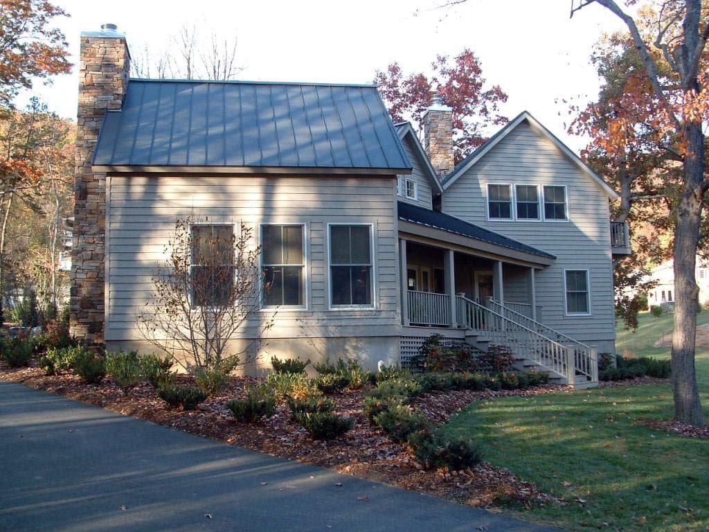 Custom home built by Blue Ridge Homes in Weaverville NC