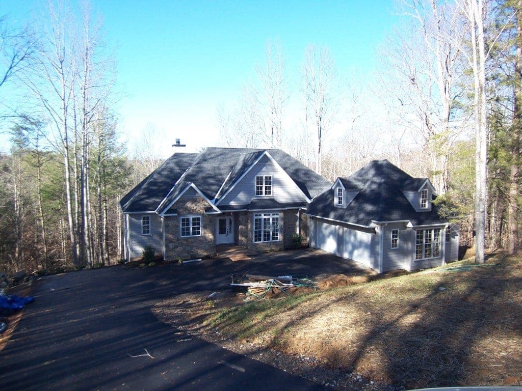 Custom home at 90 Covey Drive in Weaverville NC